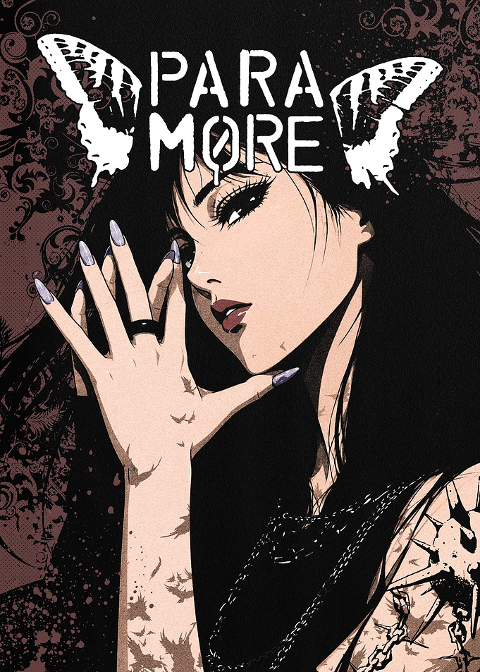 Paramore Anime Style Fan Art Poster