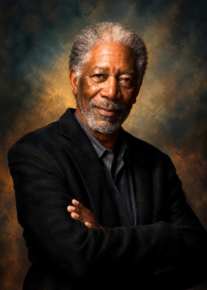 Morgan Freeman Portrait