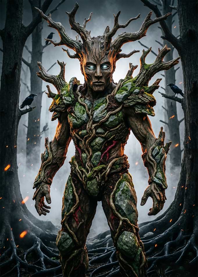 Mystical Forest Guardian Tree Spirit