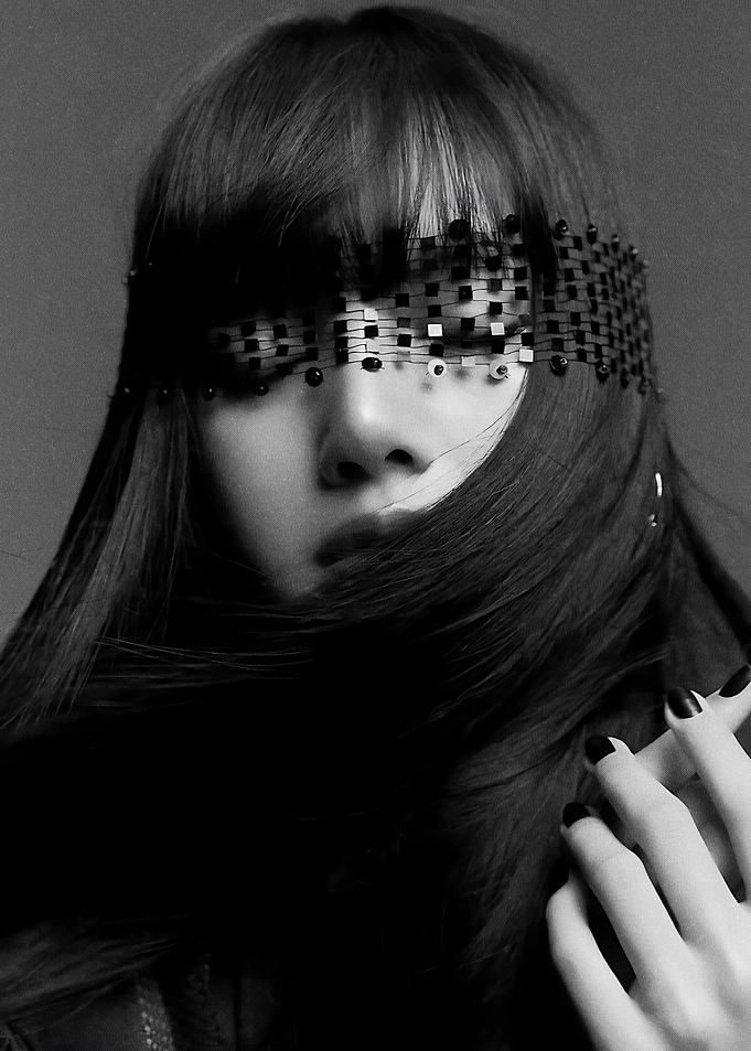 Lisa Black and White Portrait with Veil
