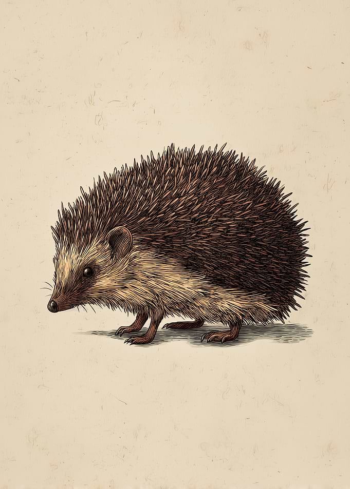Vintage Hedgehog
