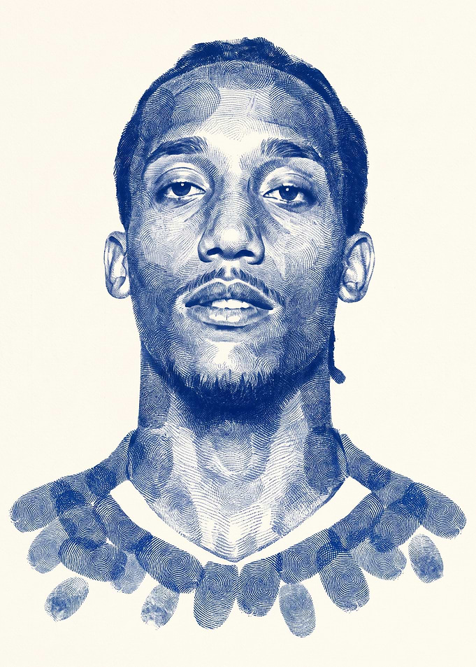 Joao Pedro Fingerprint Portrait