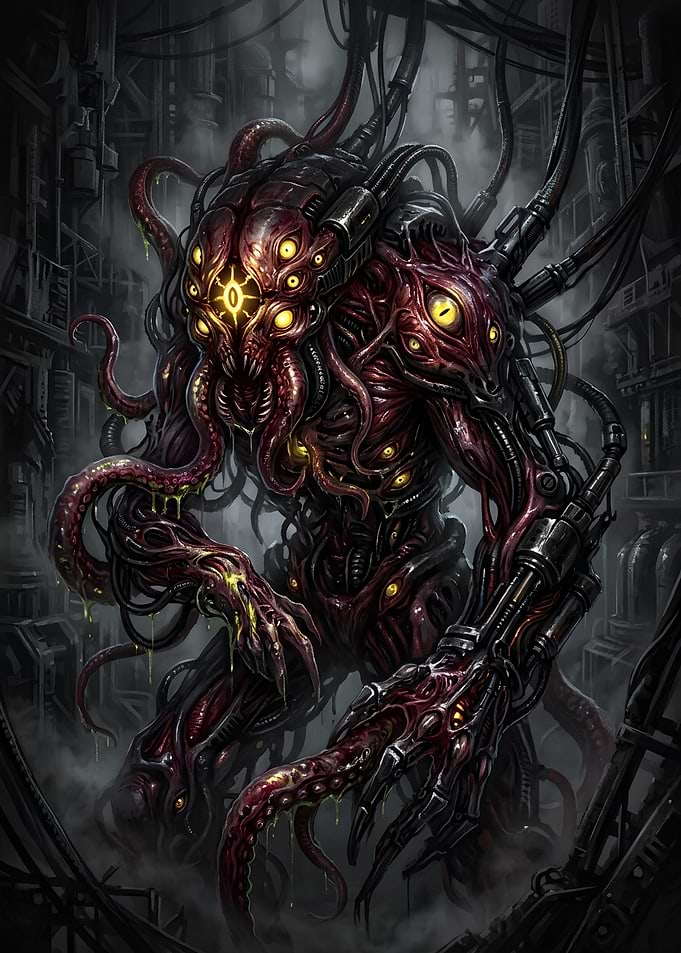 Cybernetic Eldritch Horror Monster