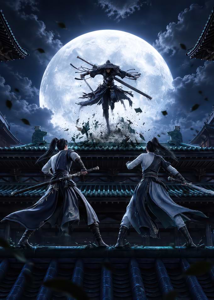 Epic Martial Arts Rooftop Duel