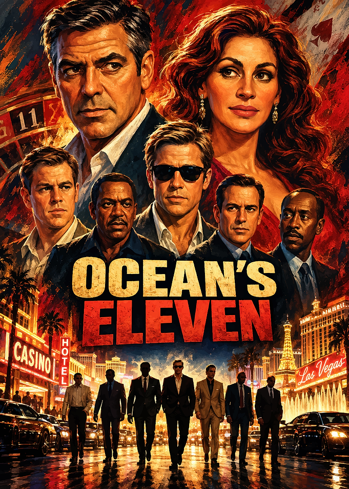 Ocean's Eleven Movie Poster Art