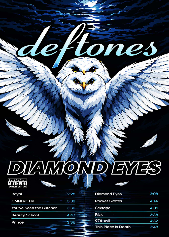 Deftones Diamond Eyes Album Art Poster
