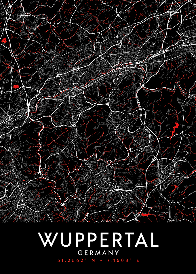 Wuppertal Dark Map