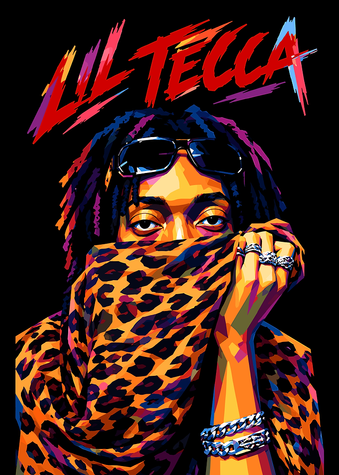 Lil Tecca Pop Art Portrait