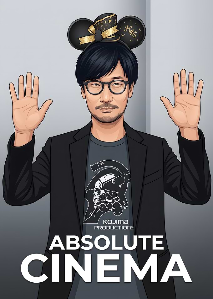 Hideo Kojima Absolute Cinema Illustration