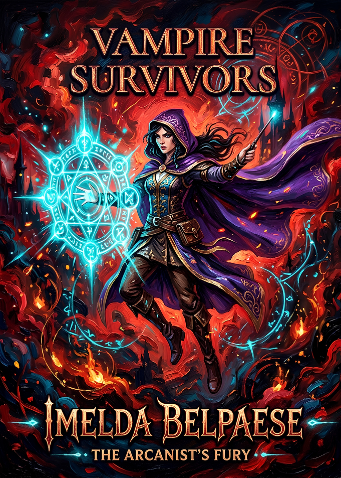 Vampire Survivors Imelda Belpaese Poster
