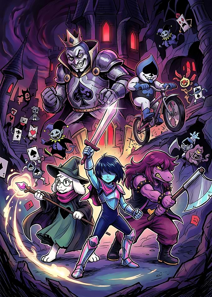 Deltarune Chapter 1 Heroes and Villains