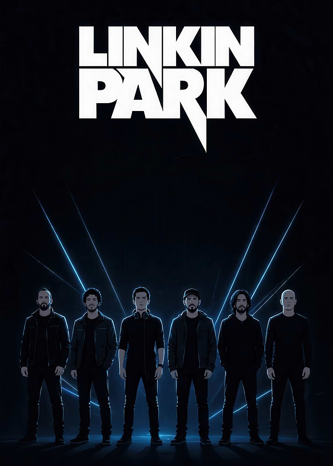 Linkin Park Band Poster