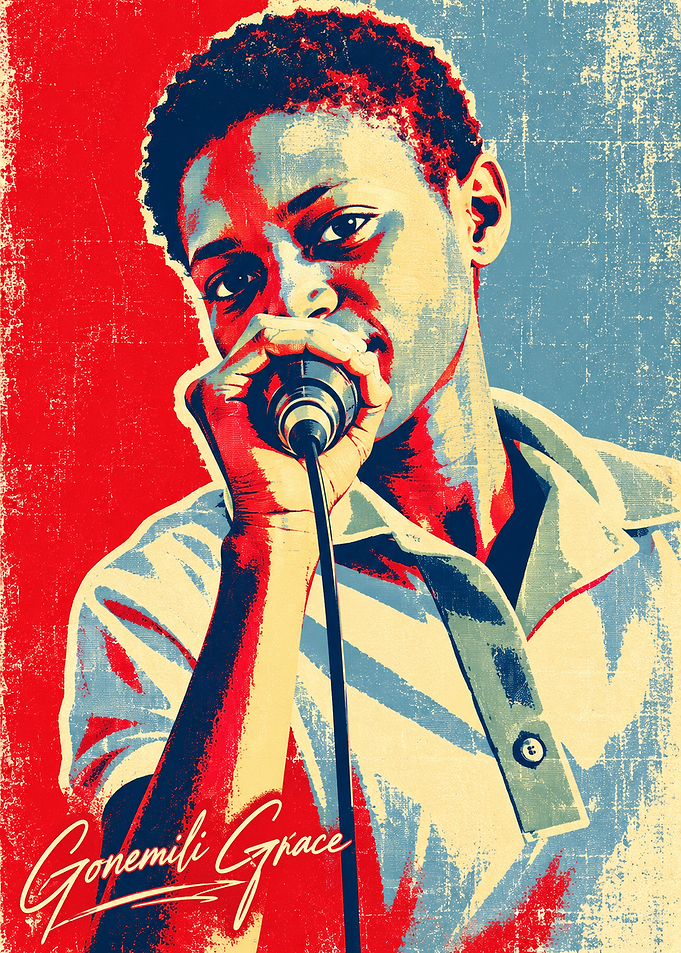 Gonemili Grace Pop Art Portrait