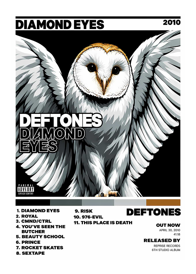 Deftones Diamond Eyes Album Poster