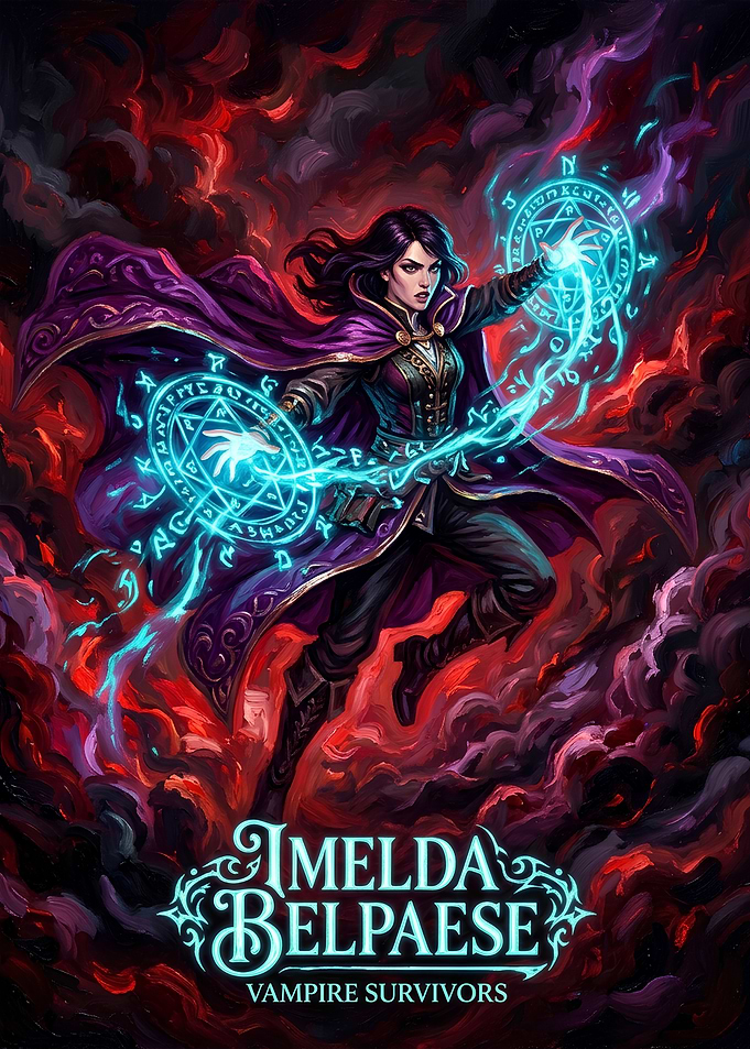 Imelda Belpaese Vampire Survivors Art