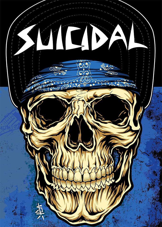 Suicidal Tendencies Skull Bandana Graphic