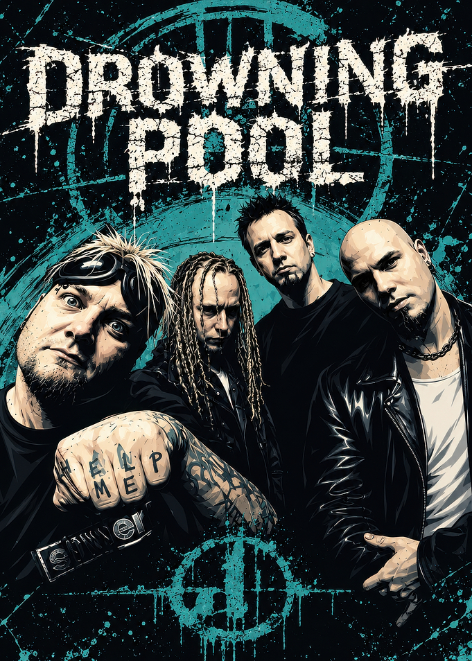 Drowning Pool Band Poster
