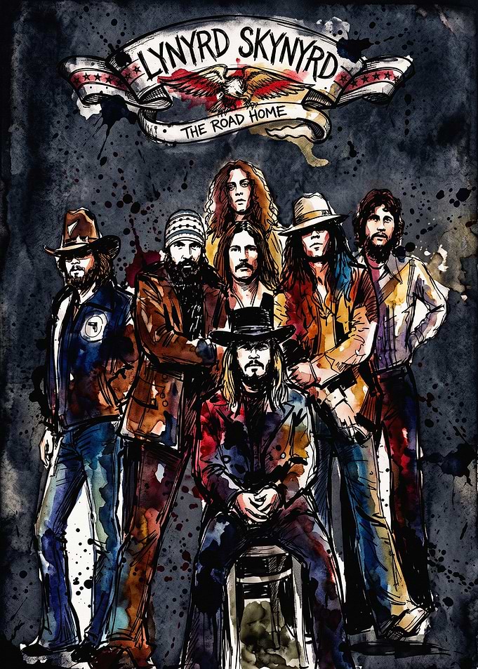 Lynyrd Skynyrd The Road Home Poster
