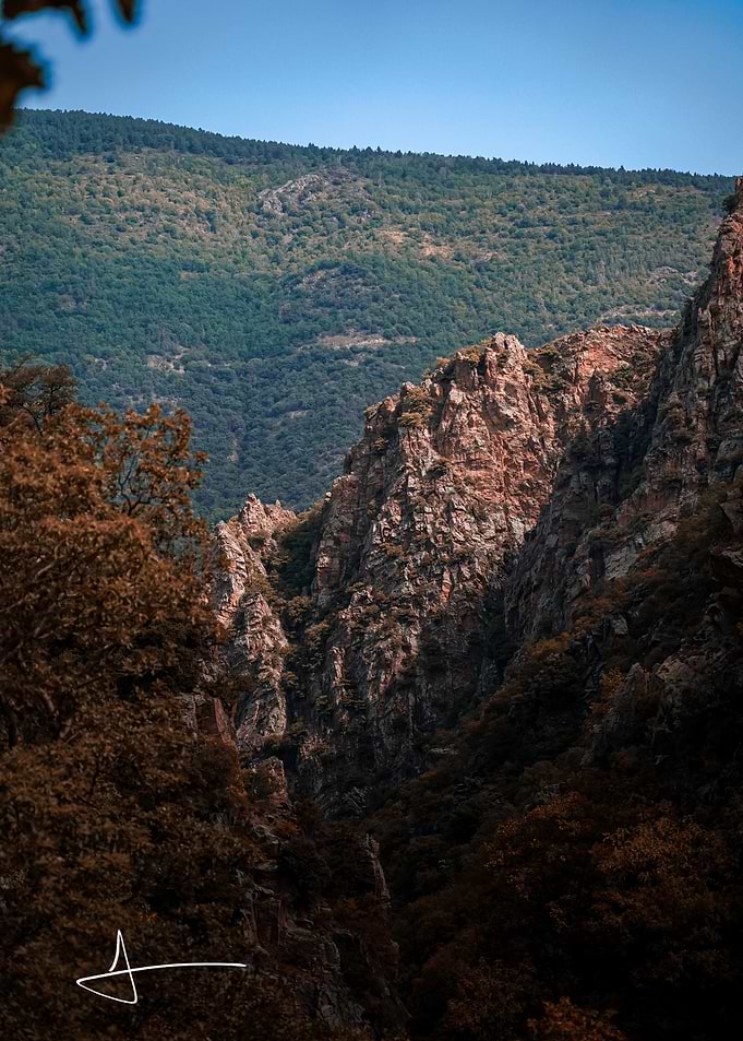 Rugged Mountain Canyon Landscape
