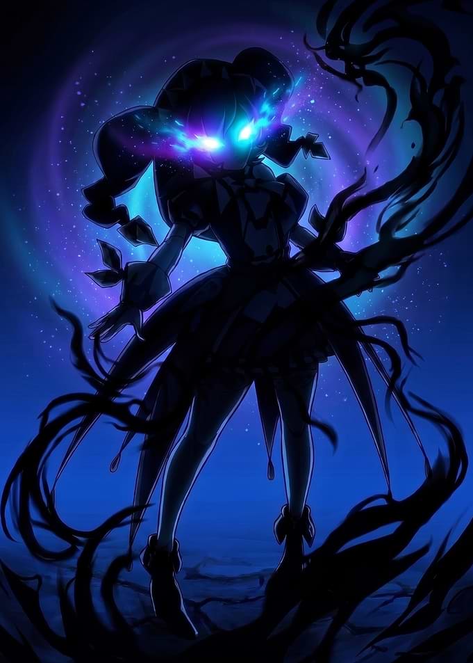 Dark Magical Girl Silhouette