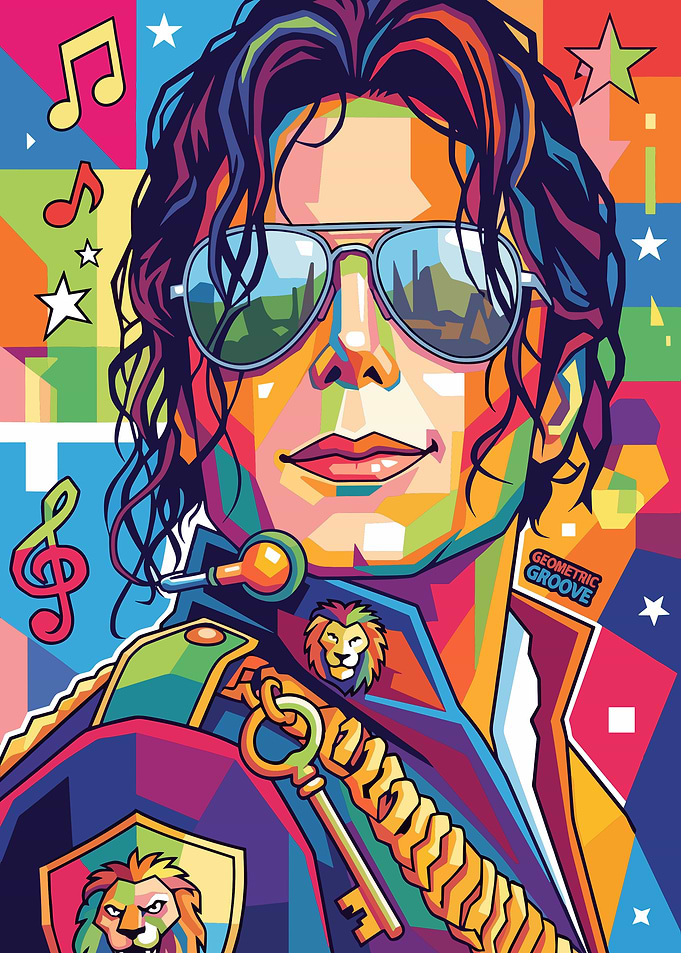 Michael Jackson Pop Art Portrait