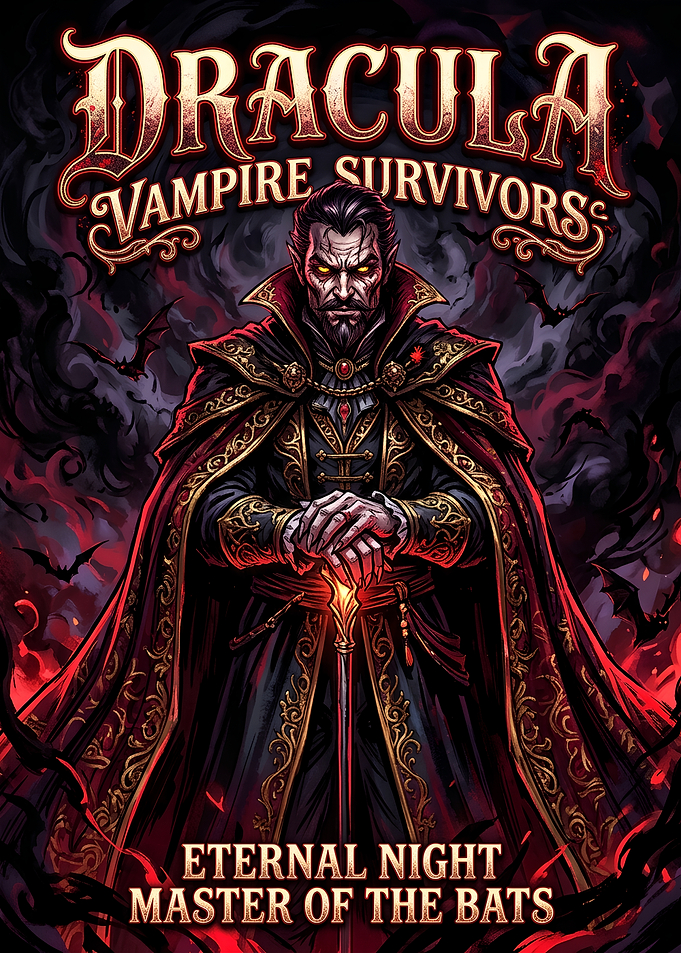 Dracula Vampire Survivors Poster