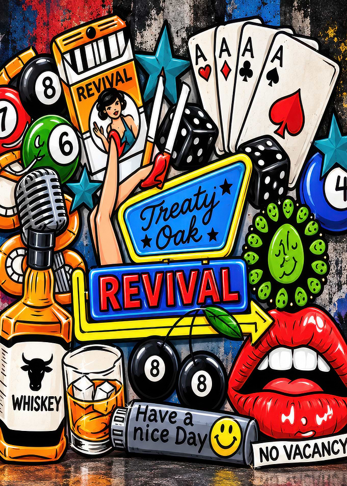 Retro Revival Mancave Pop Art Collage