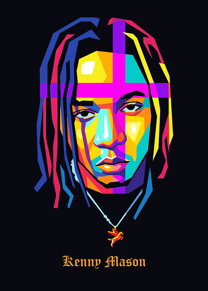 Kenny Mason Pop Art Portrait