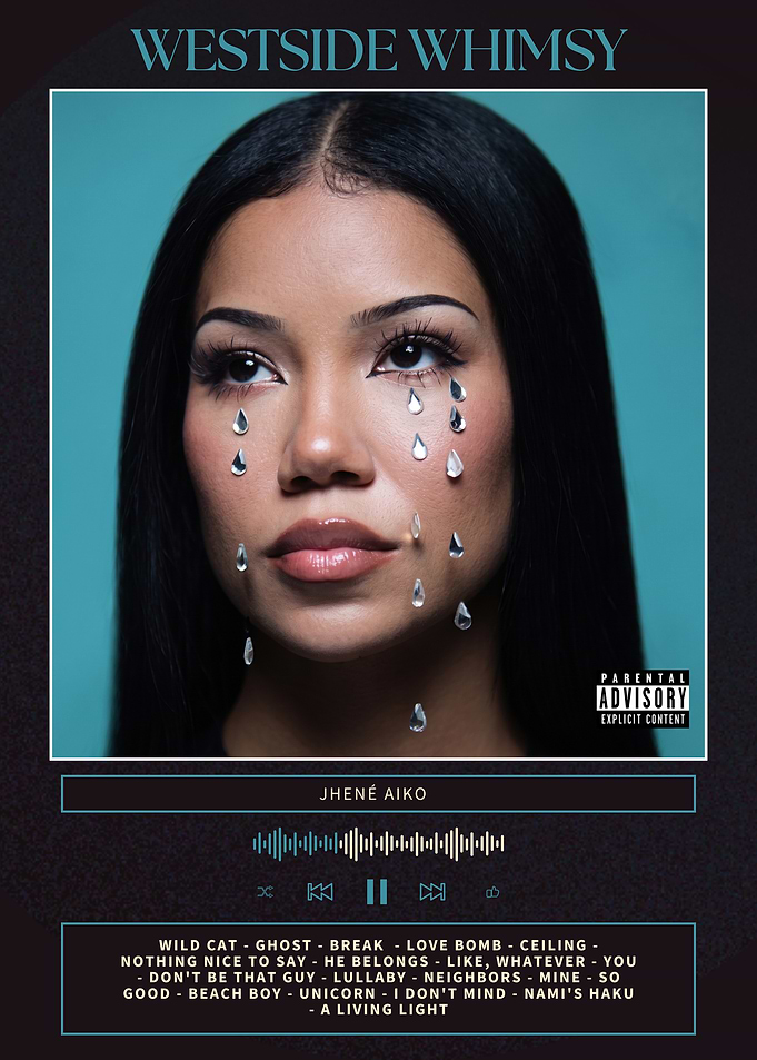 Jhené Aiko Westside Whimsy Music Poster