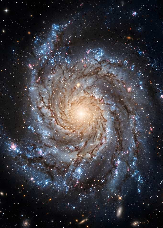 Spiral Galaxy in Deep Space