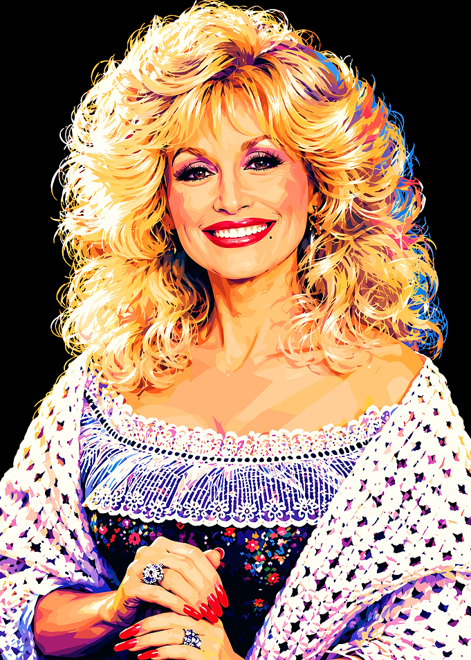 Dolly Parton Pop Art Portrait