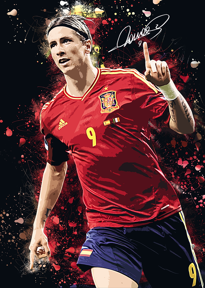 Fernando Torres Soccer Poster