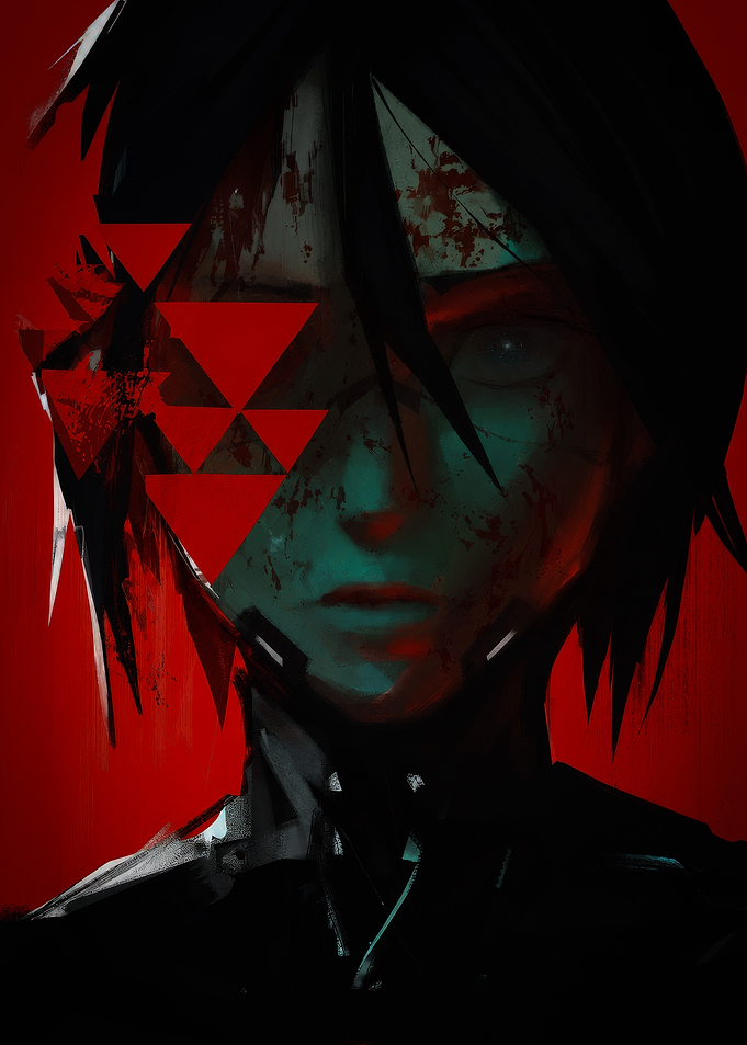 Signalis Elster Cyberpunk Portrait