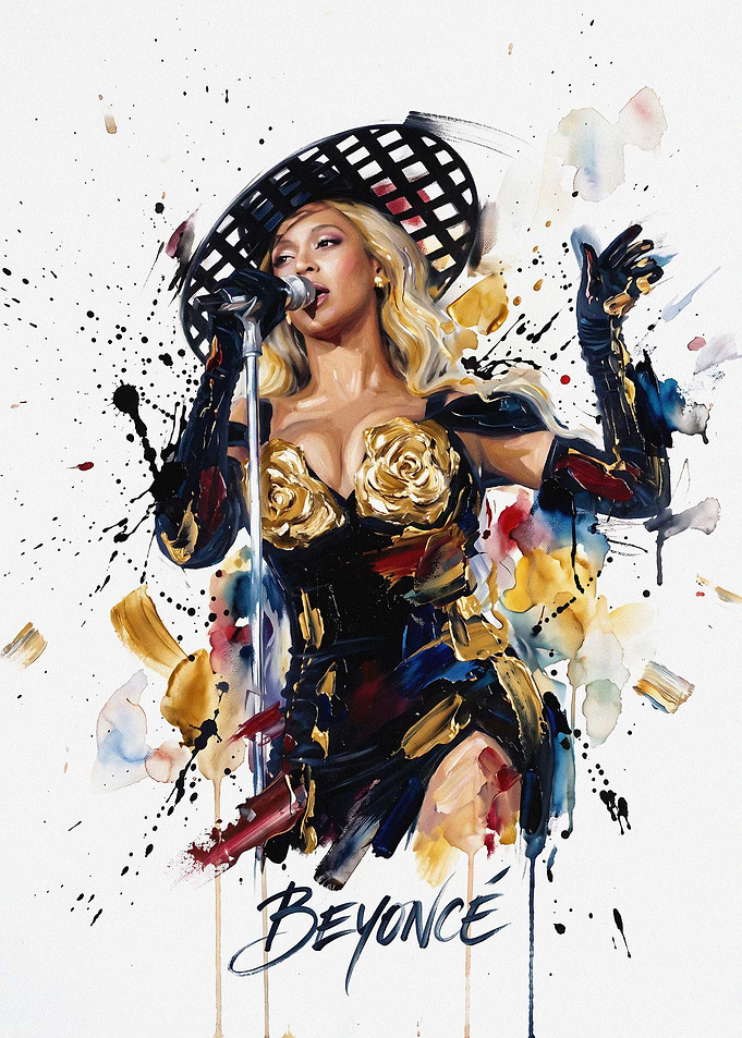 Beyoncé Artistic Portrait