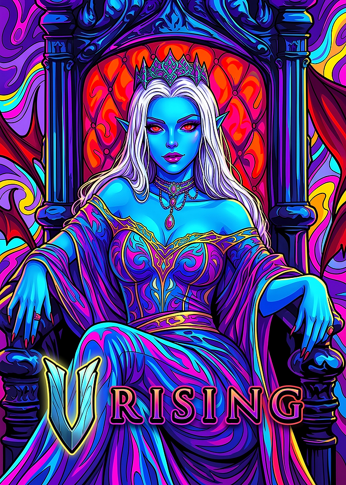 V Rising Psychedelic Vampire Queen