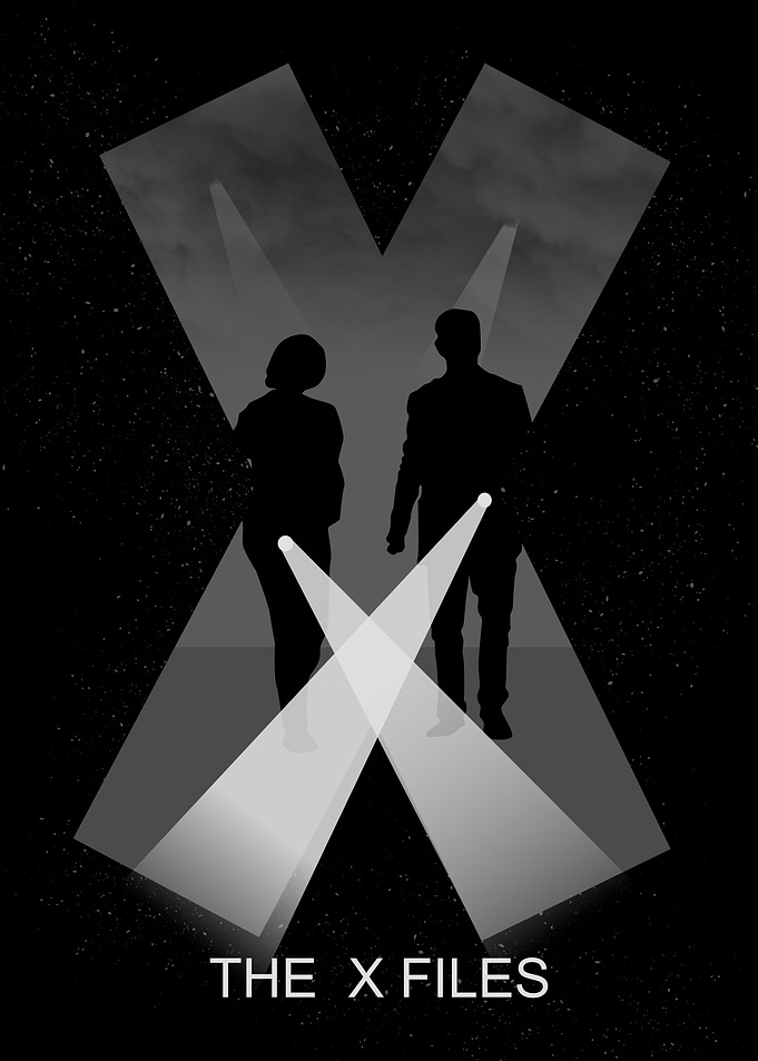 The X-Files Minimalist Poster