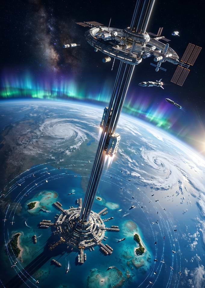 Orbital Space Elevator