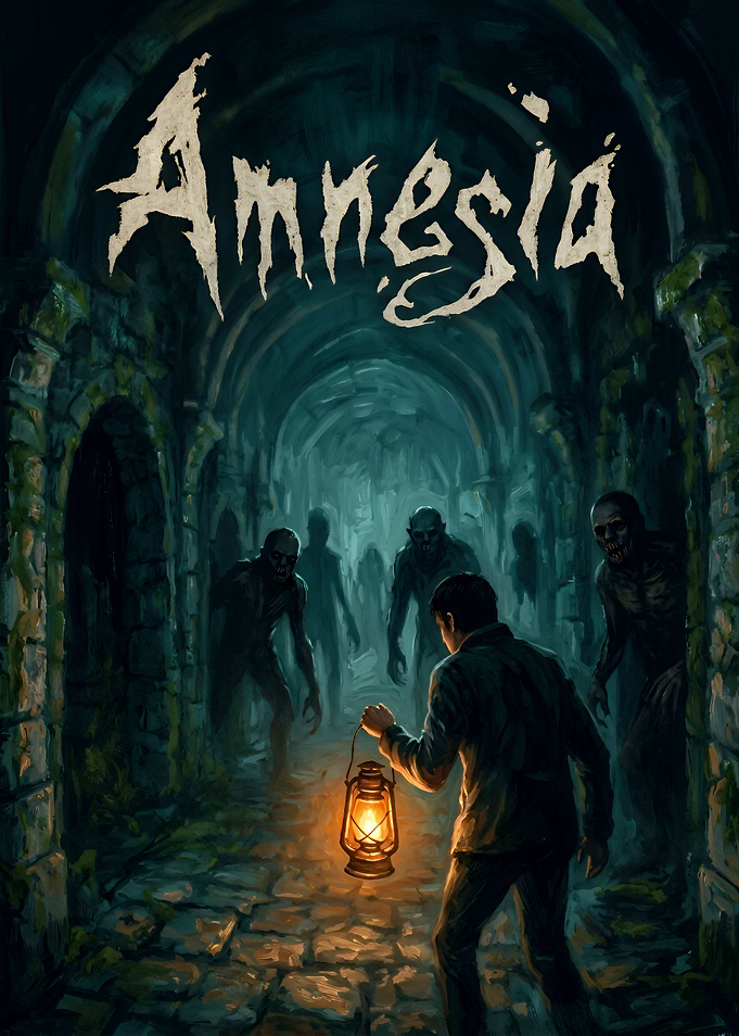 Amnesia Horror Game Poster