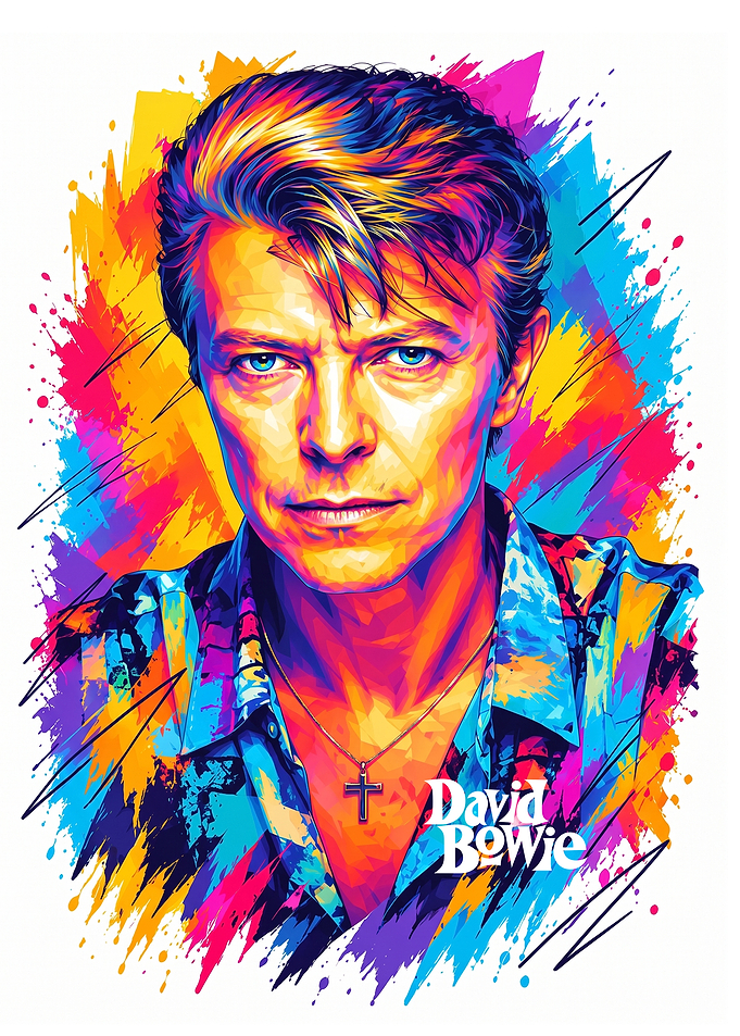 David Bowie Pop Art Portrait
