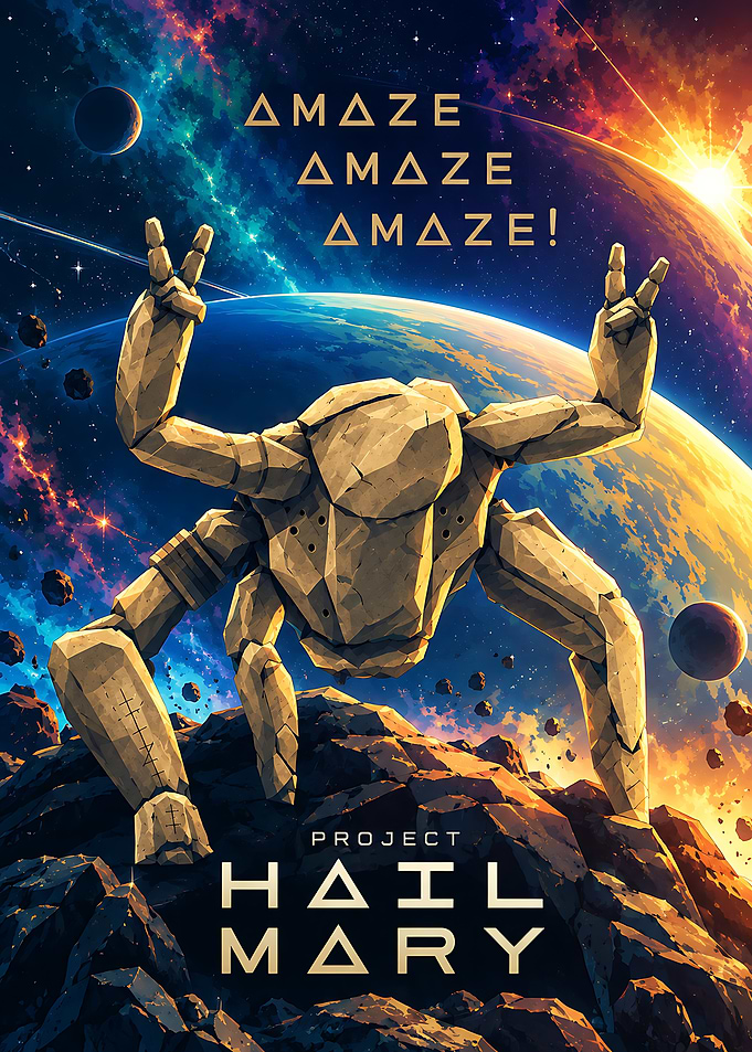 Project Hail Mary Rocky Poster