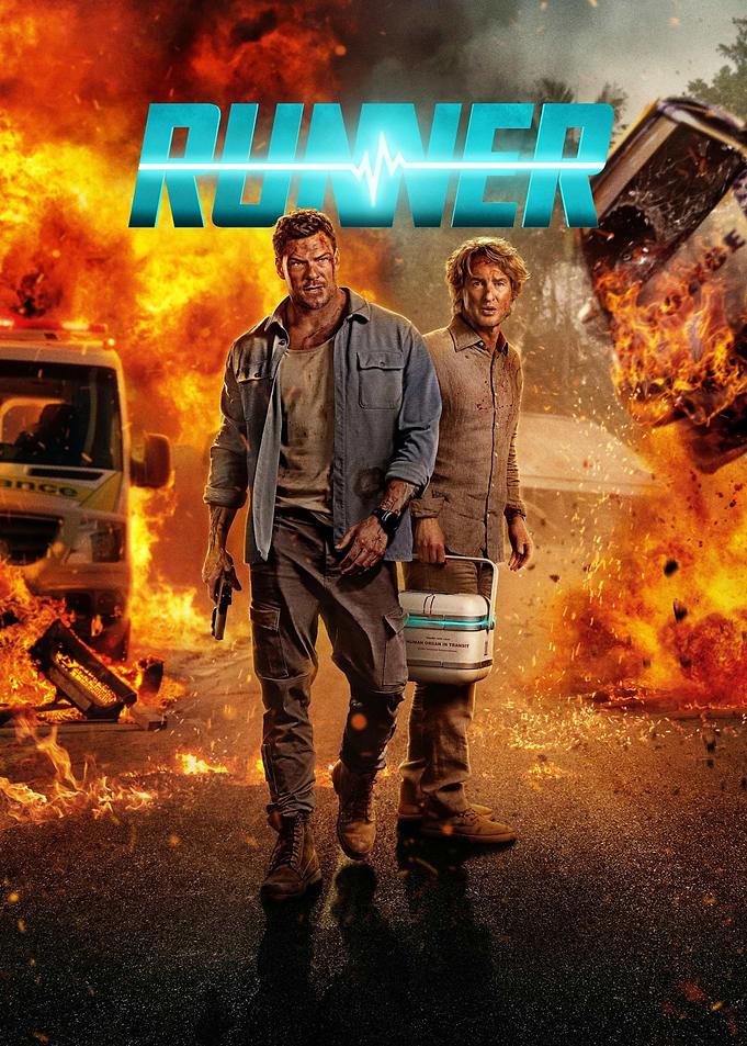 Runner Movie Poster Featuring Two Men