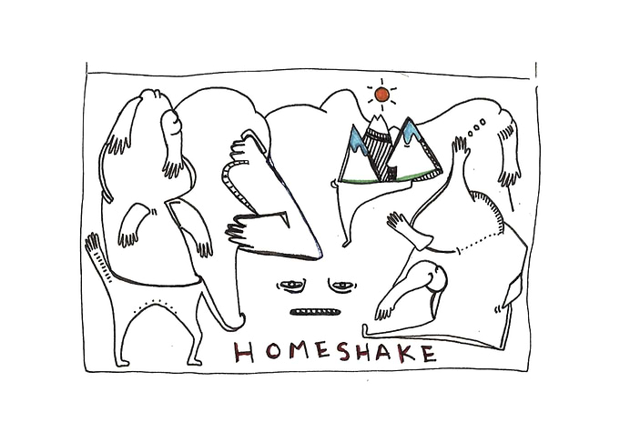Homeshake Abstract Line Art Illustration