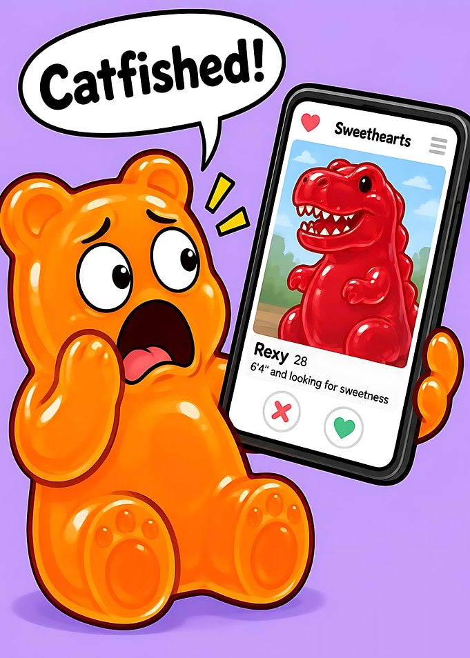 Gummy Bear Catfished on Dating App