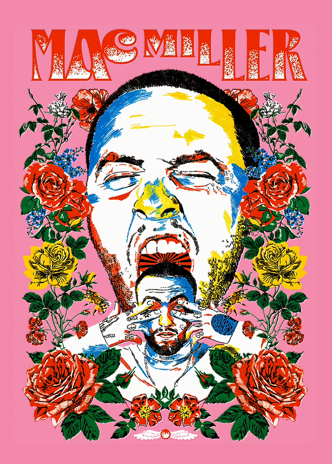 Mac Miller Pop Art Poster