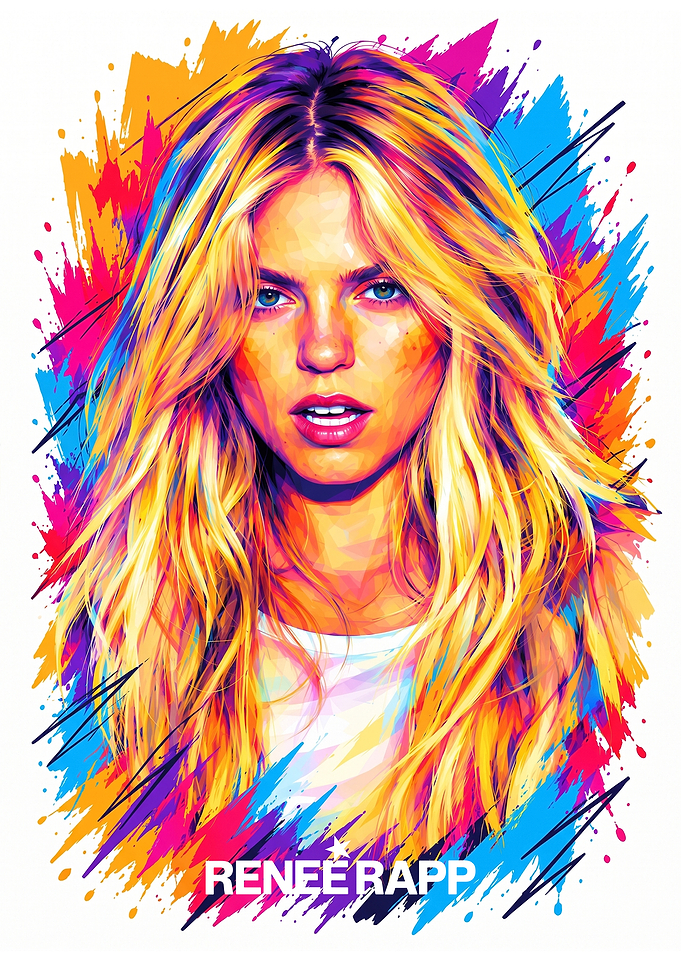 Renee Rapp Pop Art Portrait
