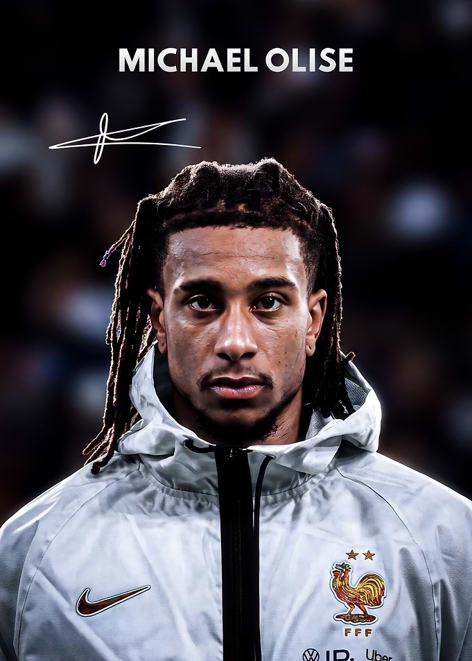 Michael Olise France National Team Portrait