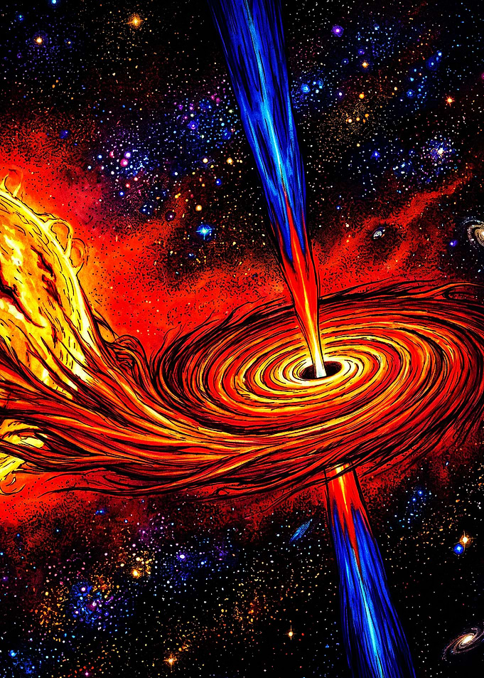 Black Hole Consuming a Star