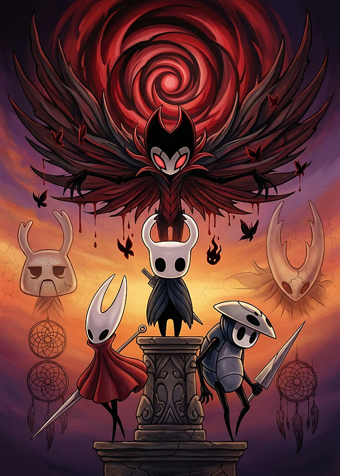 Hollow Knight Characters and Nightmare King