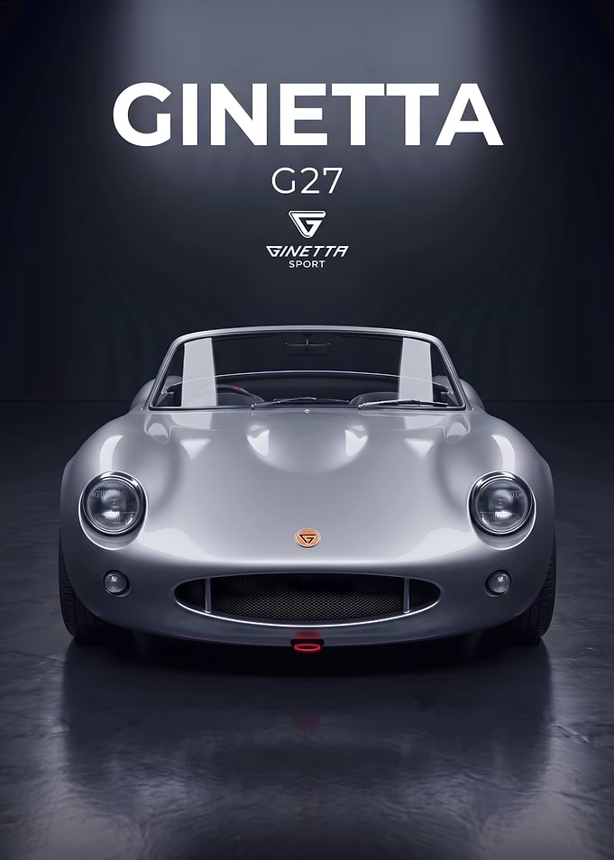 Ginetta G27 Sport Car Poster