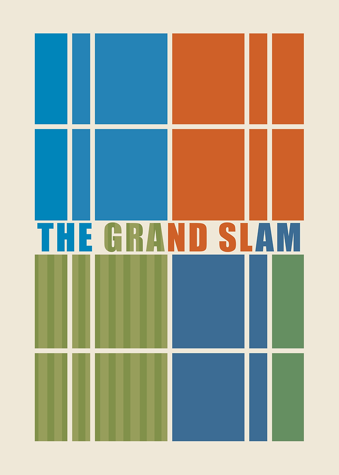 The Grand Slam Tennis Poster